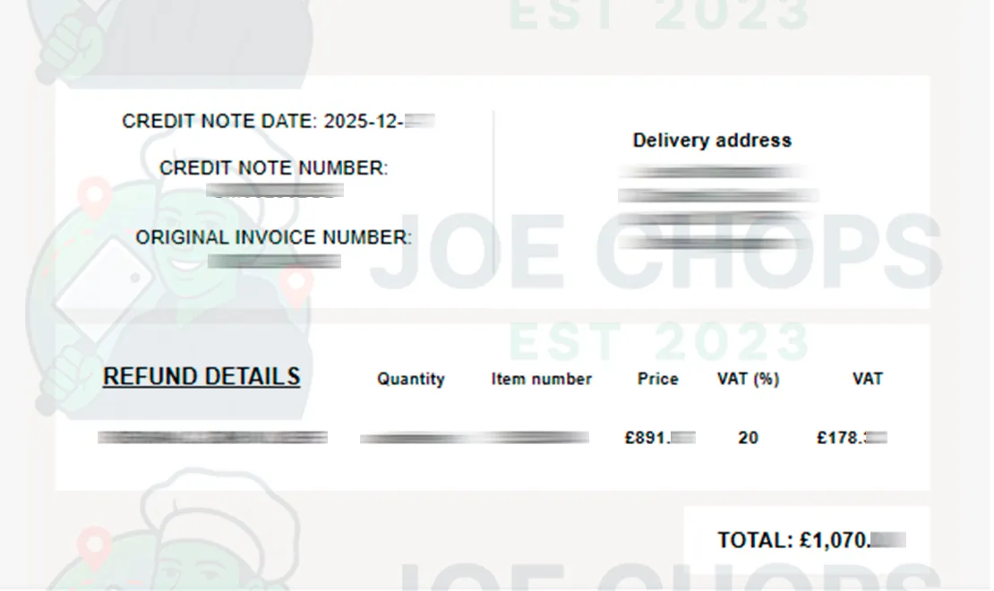 Rimowa Order Success